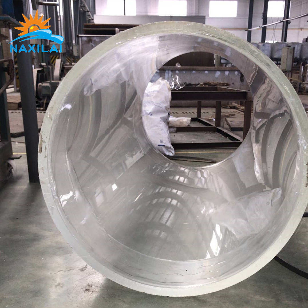 OD 500mm Length 1500mm Large Diameter Acrylic Tube for Oxygen Hyperbaric Chamber