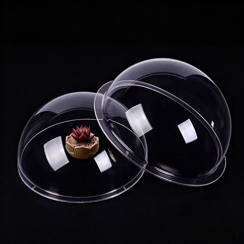 Clear Acrylic Hollow Hemisphere Dome 30mm-600mm,With/Without Flange, Flange With Mounting Holes, for Cat Bed, Camera & Sensor Protective Cover